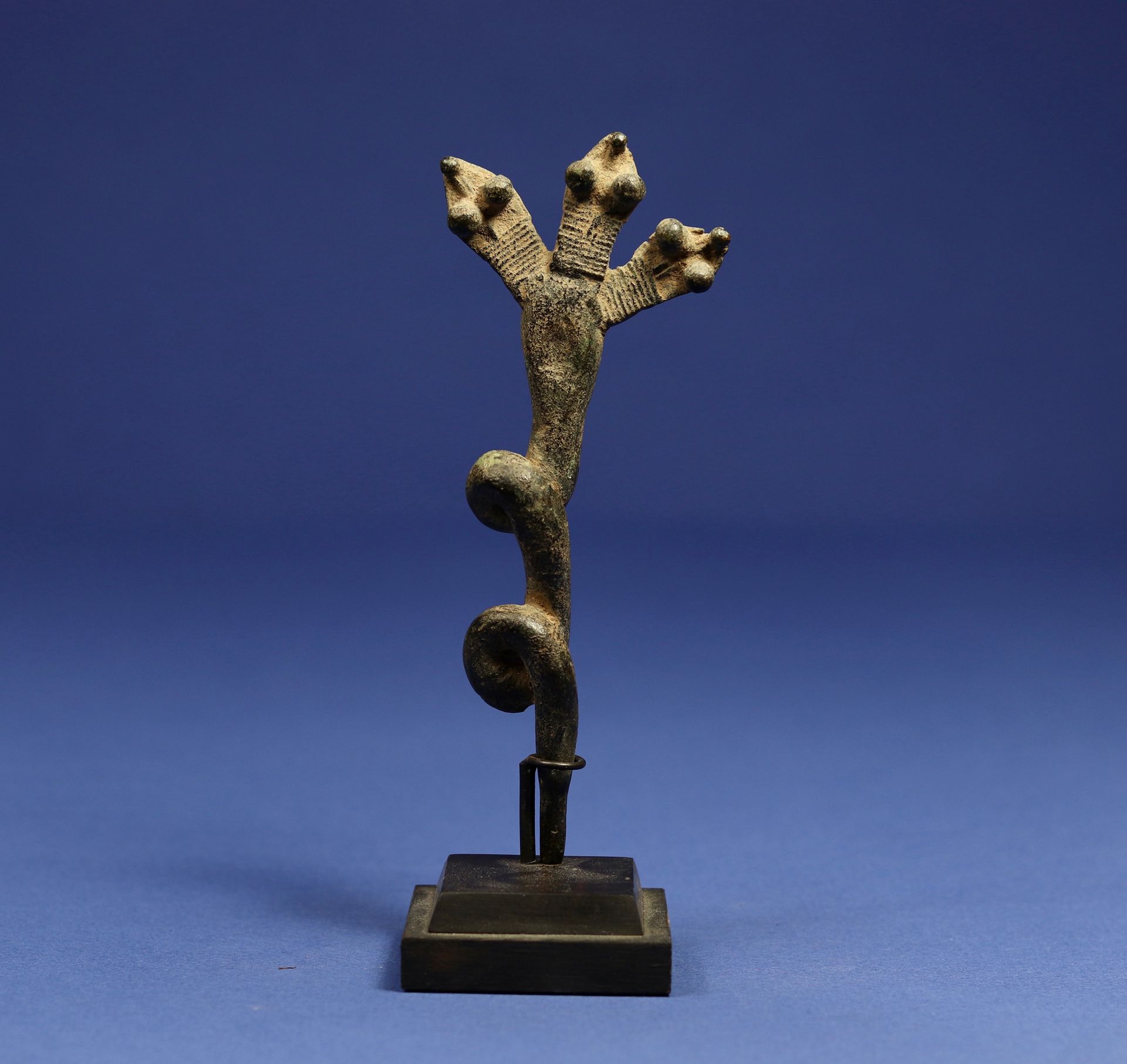 Null 
Rituelle Bronze in Form einer dreiköpfigen Schlange. 



Gan, Burkina Faso&hellip;