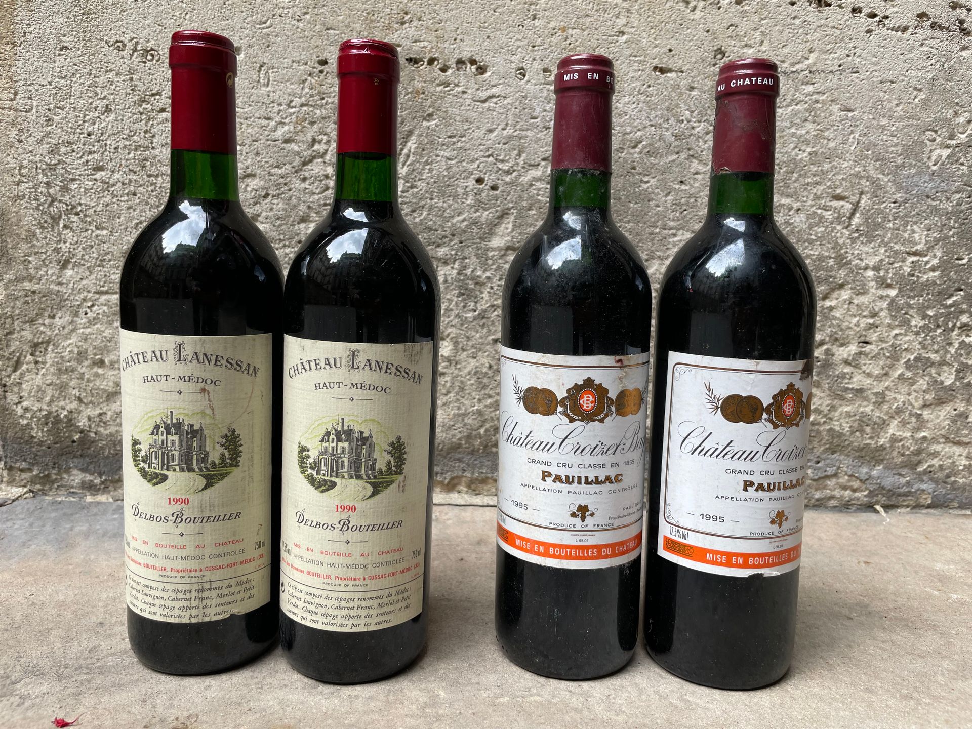 Null 2 bottles of Château Croizet-bages
Paulliac 1995
2 bottles of Château Lanes&hellip;