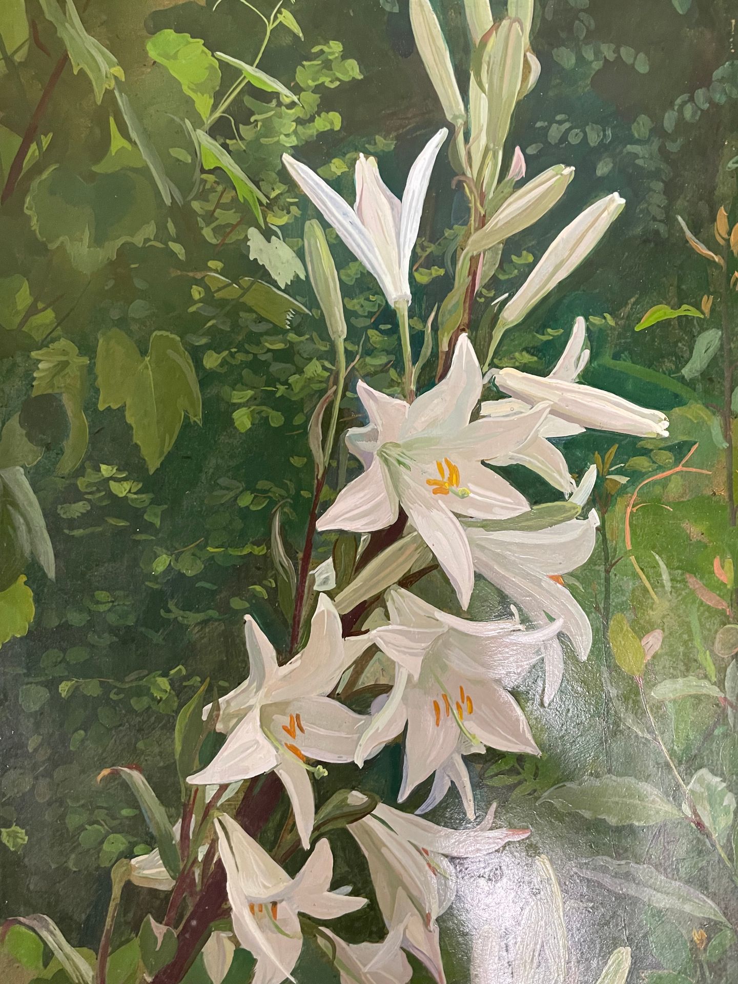 Dimitri ZHILINSKY Composition with lilies
Oil on panel
Signed and dated 1981 low&hellip;