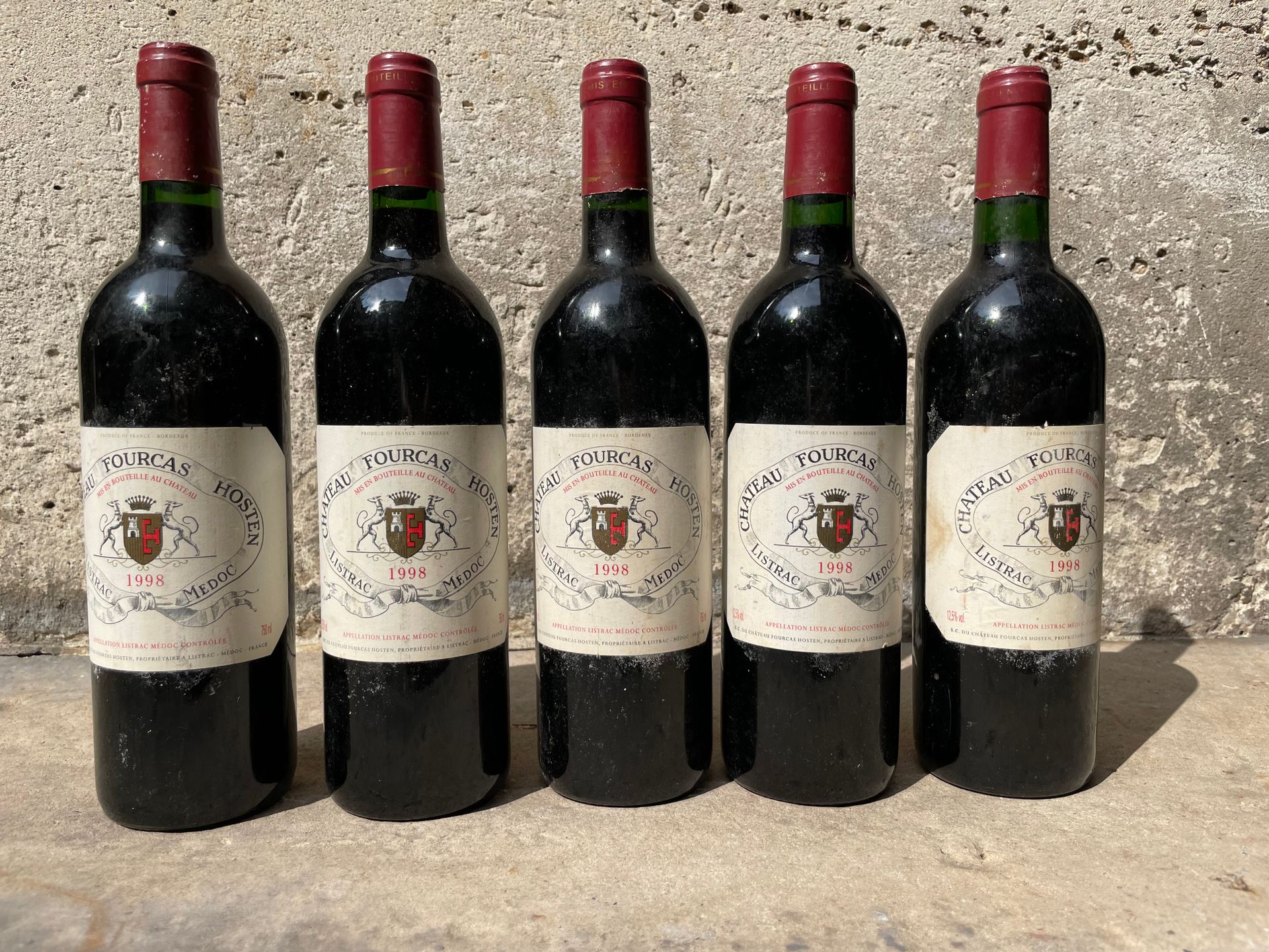 Null 5 bottles Château Fourcas Hostens listrac médoc, 1998
As is (very good leve&hellip;