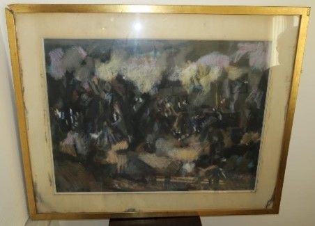 Robert LAPOUJADE (1921-1993) Composition, 1961
Pastels on paper, signed and date&hellip;