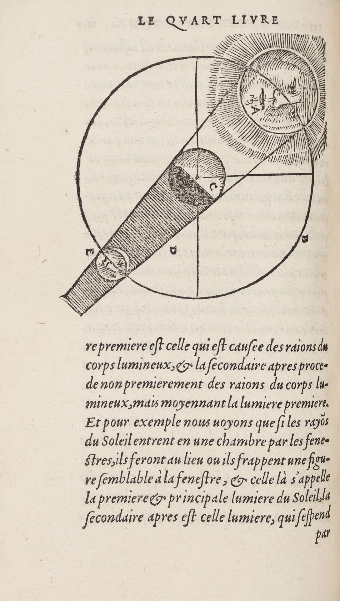 PICCOLOMINI (Alessandro) La Sphère du monde. Paris, Guillaume Cavellat, 1550. In&hellip;