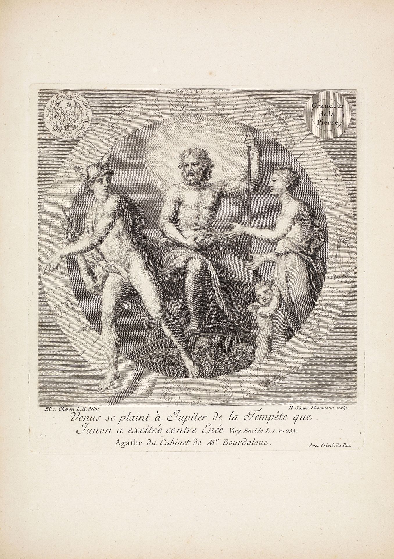 CHÉRON (Élisabeth-Sophie) Recueil de 50 planches. Début du XVIIIe siècle [c. 171&hellip;