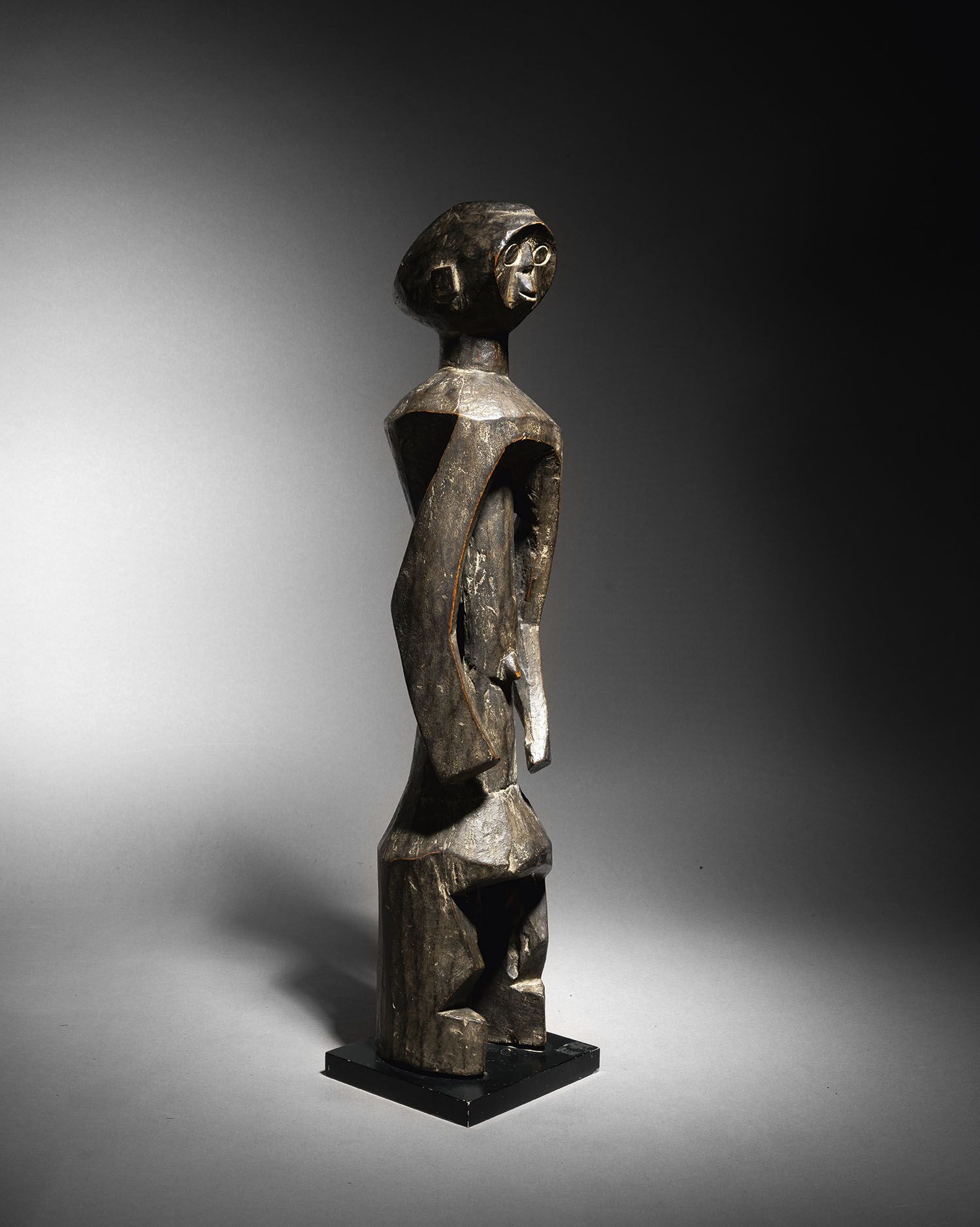 Null Mumuyé-Statue Nigeria
Holz
H. 52,5 cm
Mumuye Figur, Nigeria
H. 20 5/8 in
La&hellip;