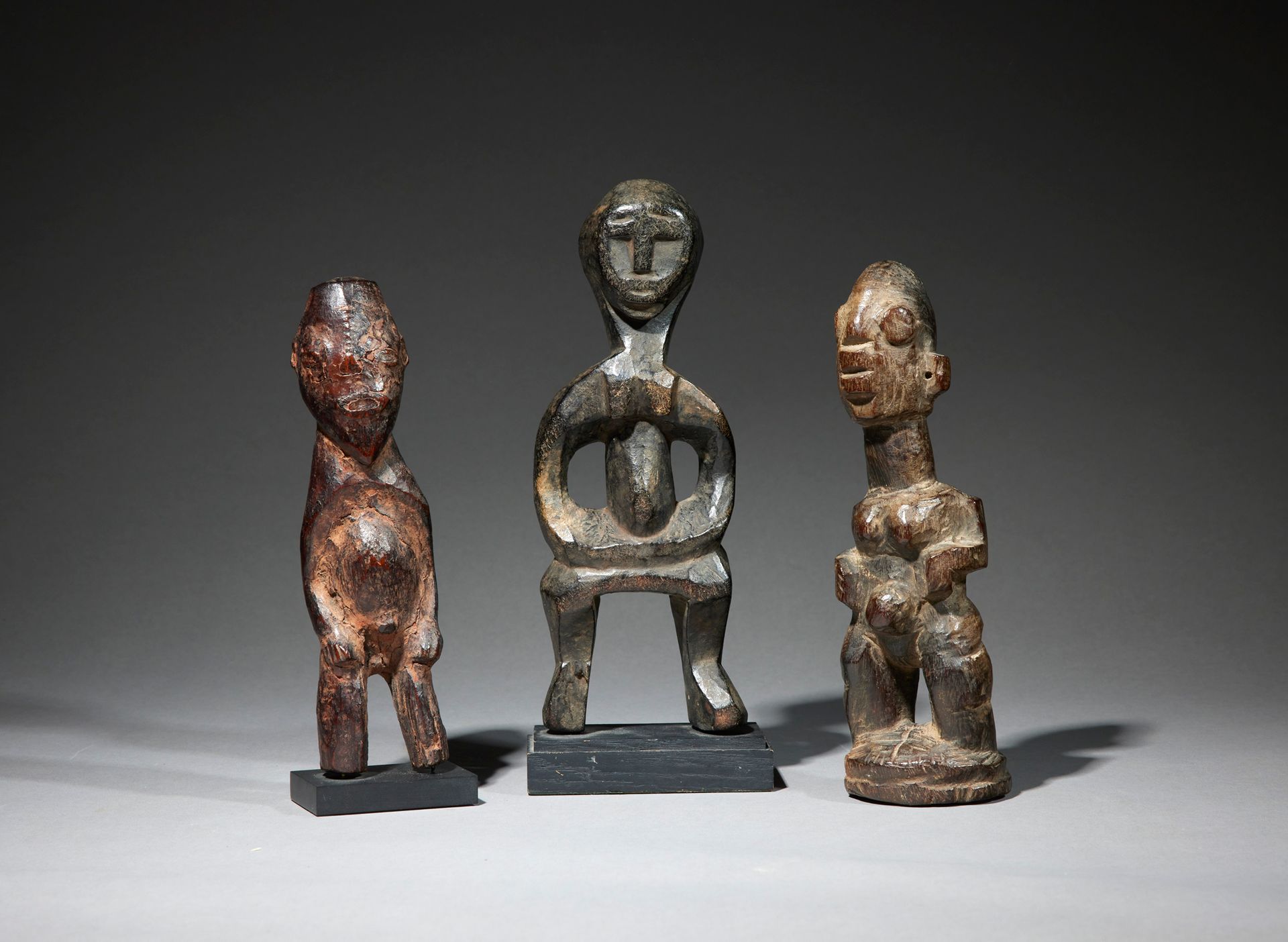 Null Three statuettes

Burkina Faso, Nigeria, DRC

Wood

H. 18 to 20 cm



Group&hellip;