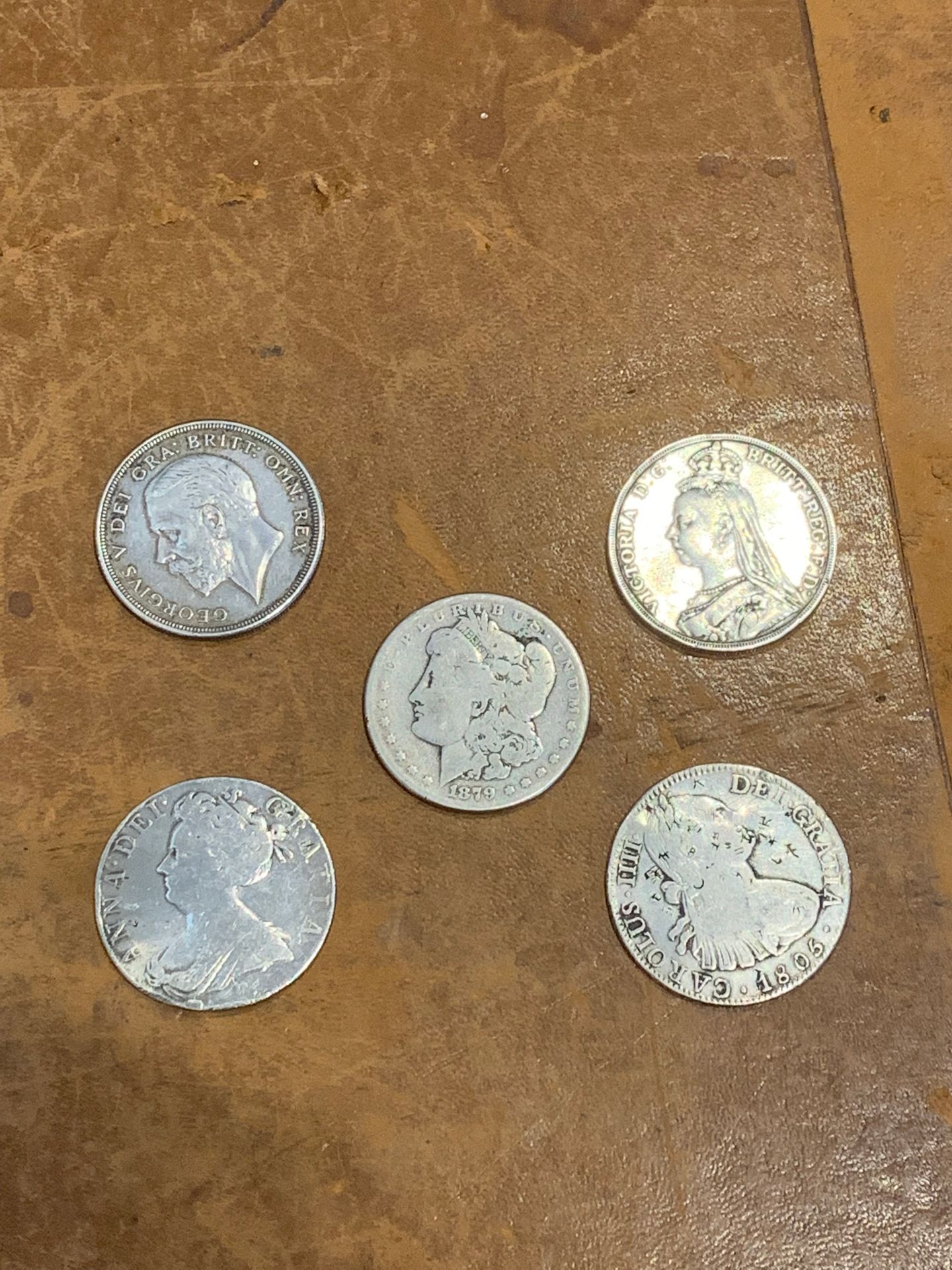 Null 5 monedas de plata