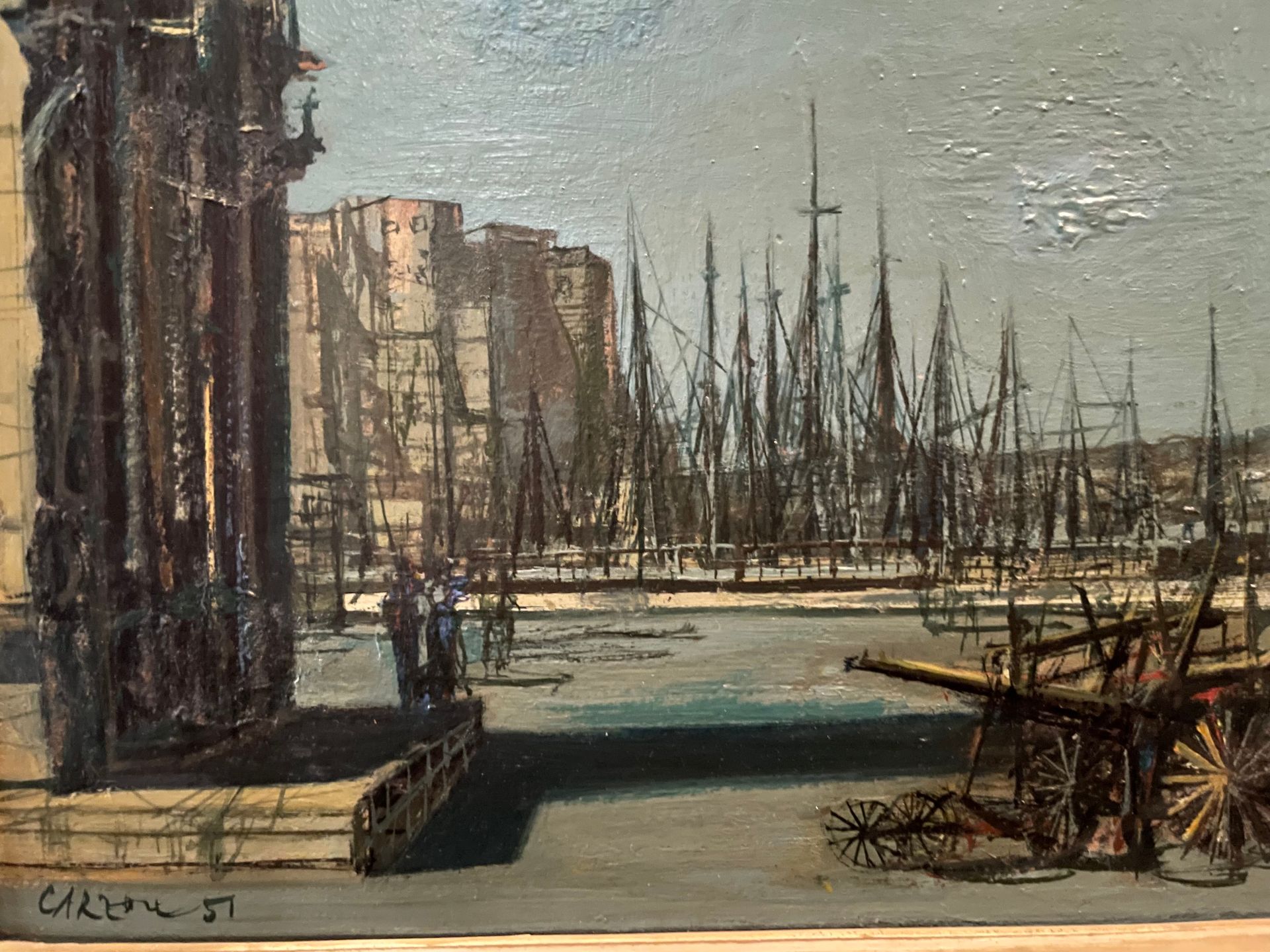 Jean CARZOU (1907-2000) 
港口，1951年



布面油画，左下方有签名和日期 



18 x 25厘米



(修复)



属于P&hellip;