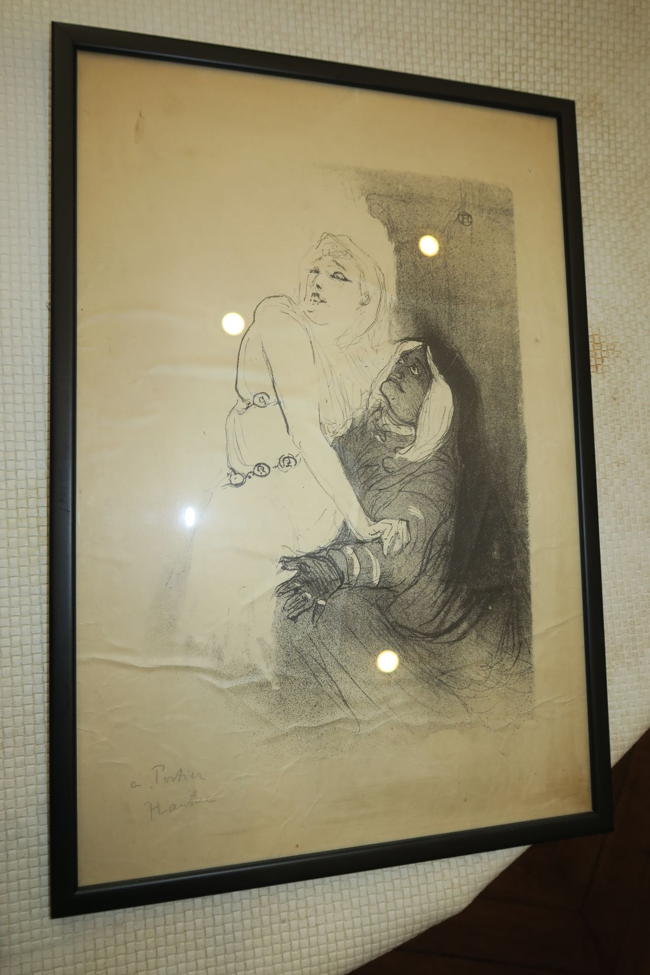 H. De Toulouse-Lautrec. Al Rinascimento; Sarah Bernhardt in "Phèdre", 1893. Lito&hellip;