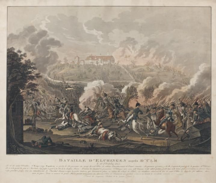 Johann Lorenz II RUGENDAS (1775-1826) Bataille d'Elchingen auprès d'Ulm, le 14 d&hellip;