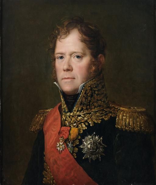 ÉCOLE FRANÇAISE DU XIXe siècle Portrait du Maréchal Michel Ney Il est représenté&hellip;
