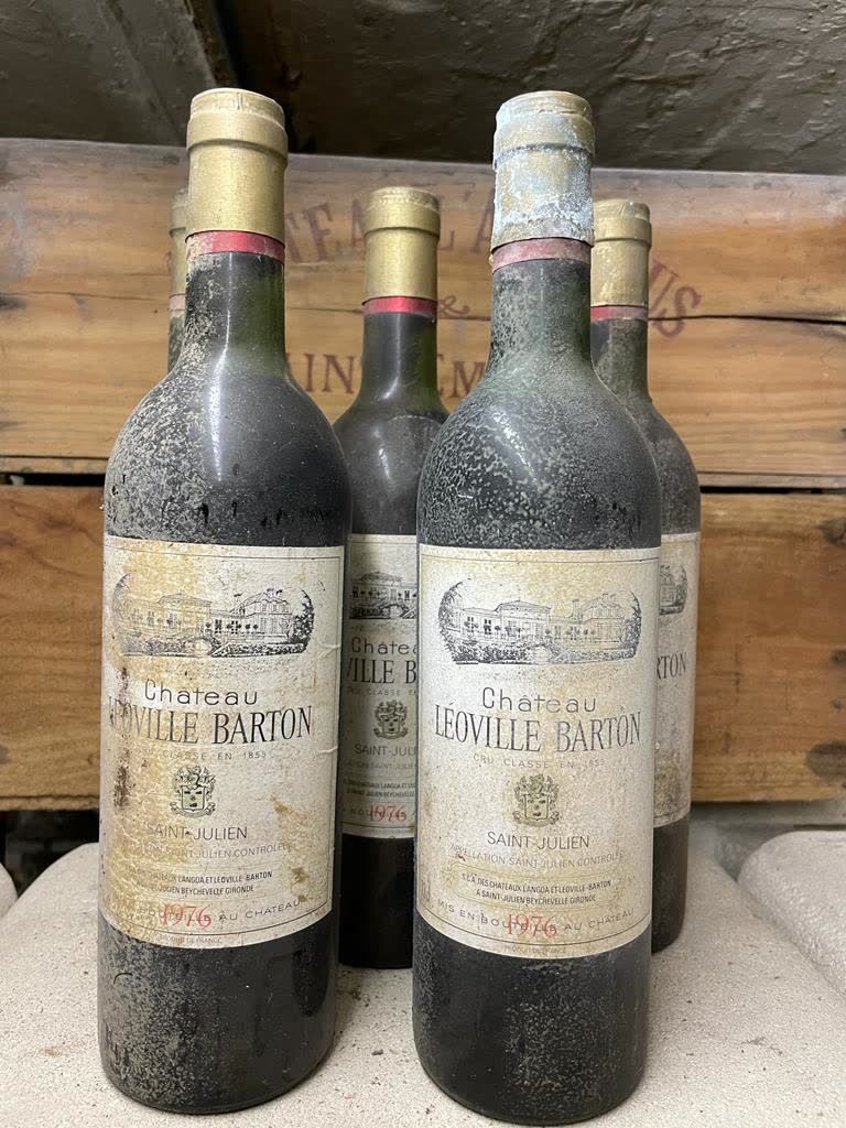 Null 5 Blles (red) Château Léoville Barton, 1976 2nd great classified growth, Sa&hellip;