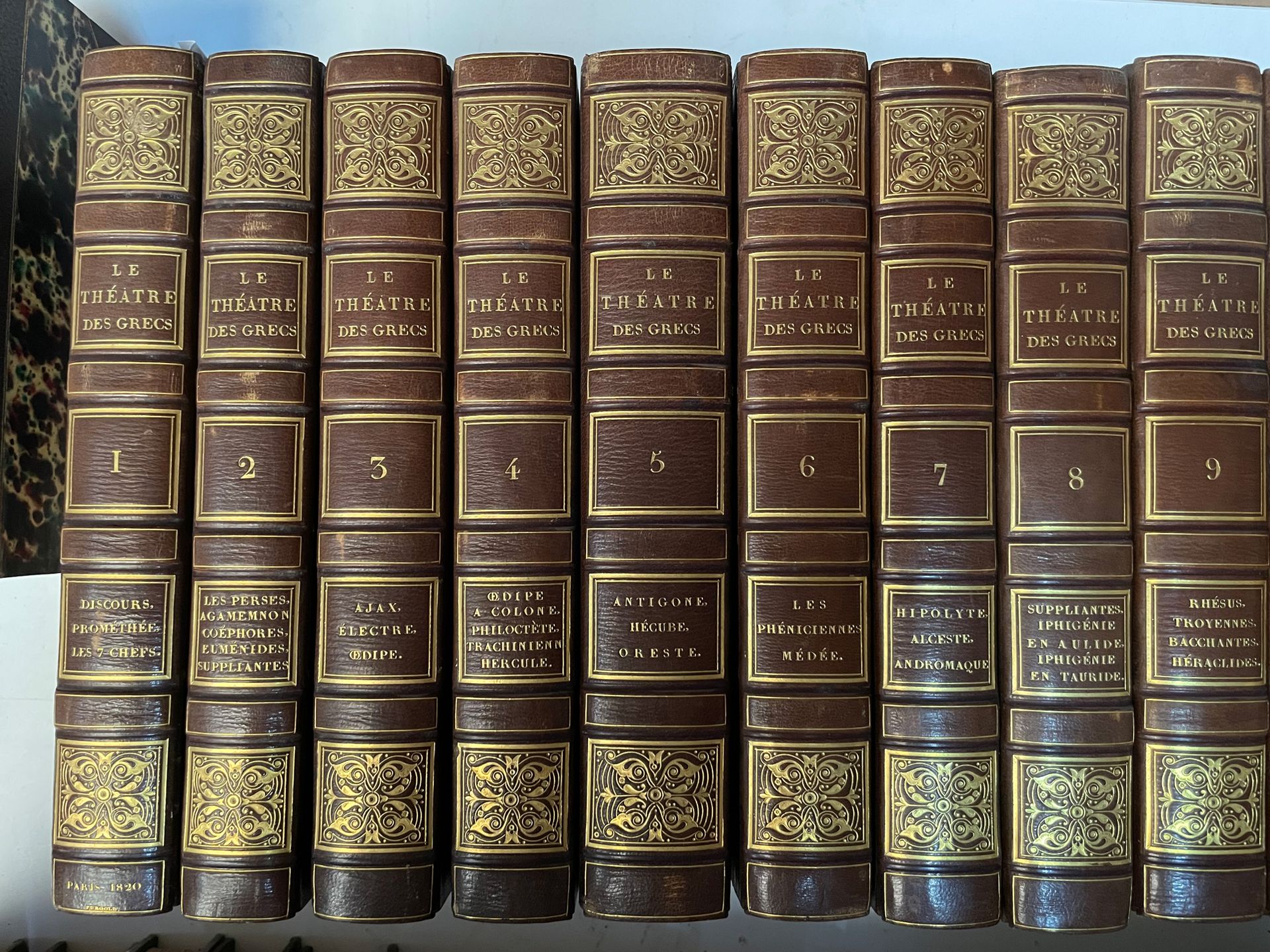 BRUMOY Théâtre des Grecs. 1820.
16 volumes
En l'état