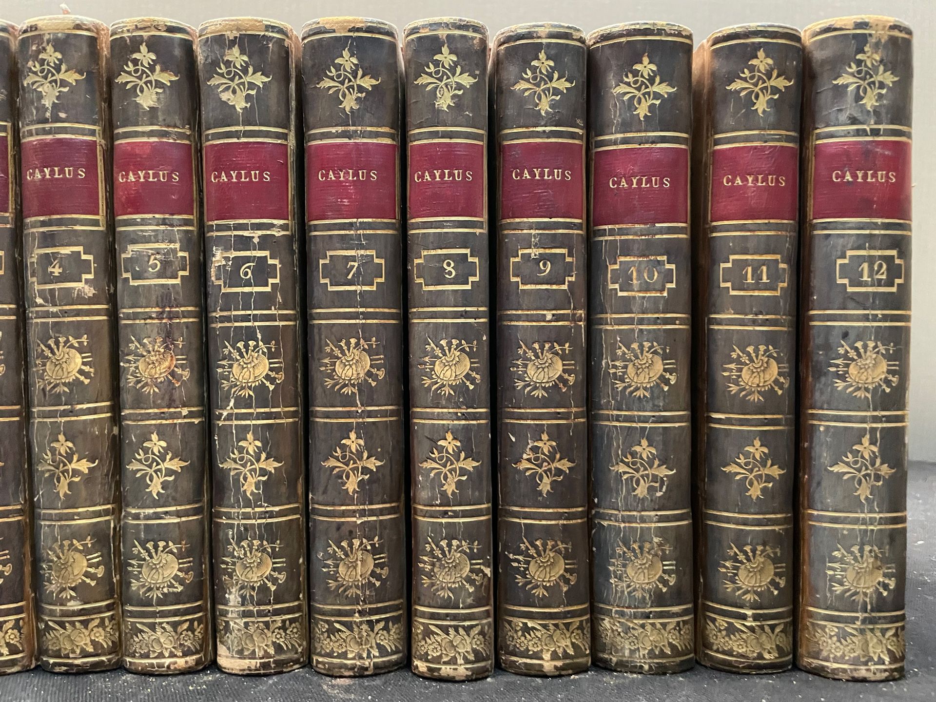 CAYLUS Oeuvres badines
Amsterdam, M. DCC. LXXXVII 12 volúmenes (tal cual)