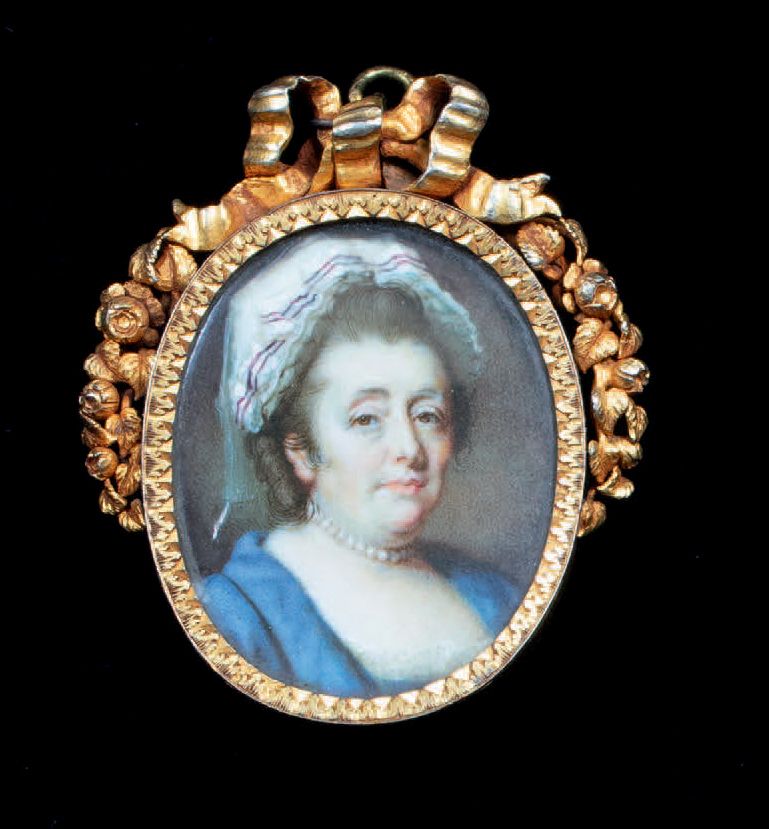 ECOLE SUISSE DE LA FIN DU XVIIIe SIÈCLE Portrait de femme au bonnet
Miniature ov&hellip;