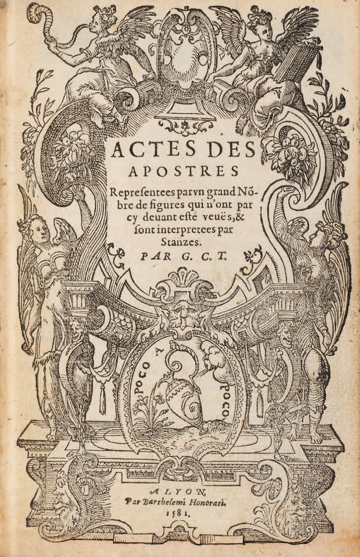 CHAPPUYS (Gabriel). Ɵ - BIBLE. Acts of the apostles. Represented by a large numb&hellip;