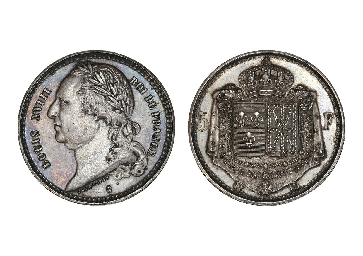 MONNAIES FRANÇAISES Les CENTS-JOURS (20 mars - 22 juin 1815)

5 francs (Louis XV&hellip;