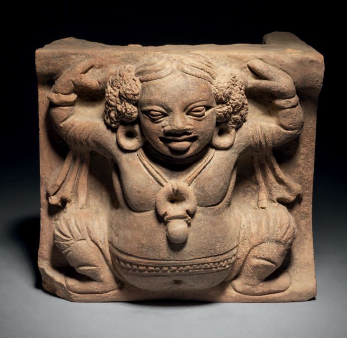 Null Atlante, Inde ou Bengladesh, période Gupta, 5-6e siècle
H. 17 cm - L. 19,5 &hellip;