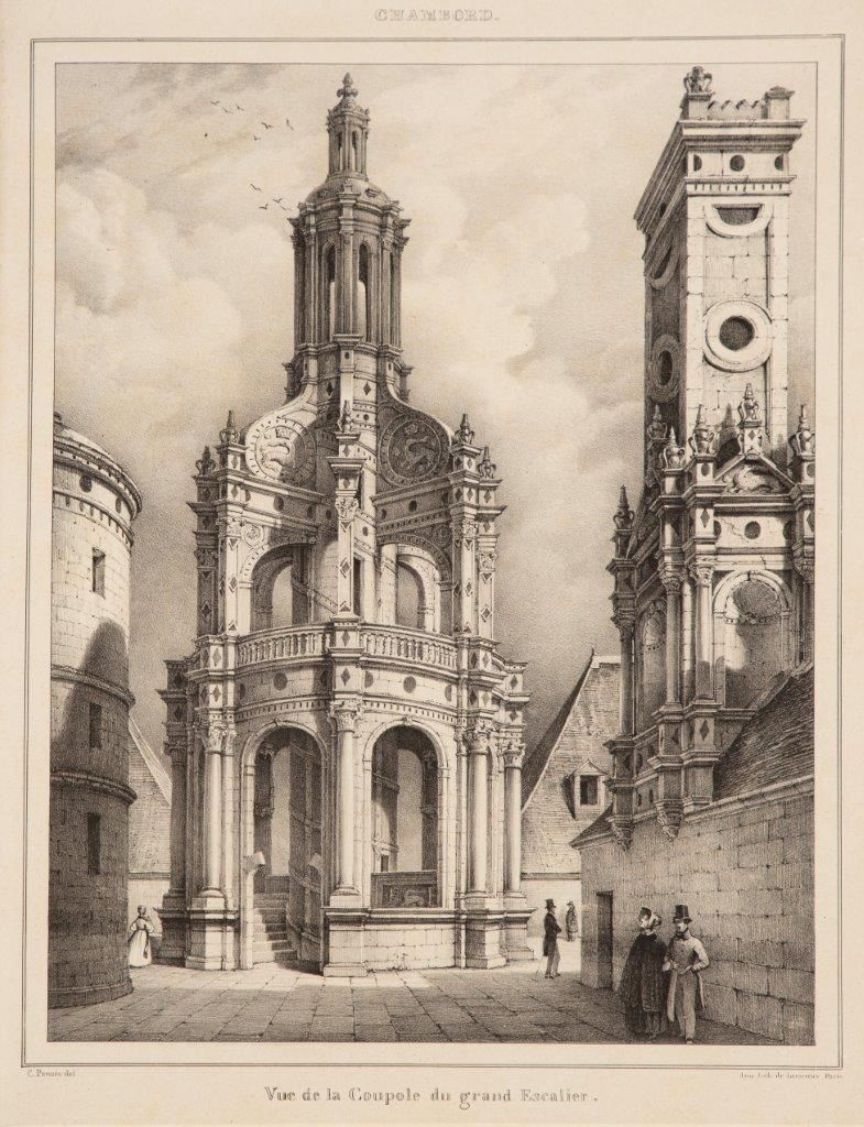 LA SAUSSAYE. 尚博尔城堡。第三版，修订和扩大。Chambord, À l'Hôtel du Grand Saint-Michel; Blois, C&hellip;