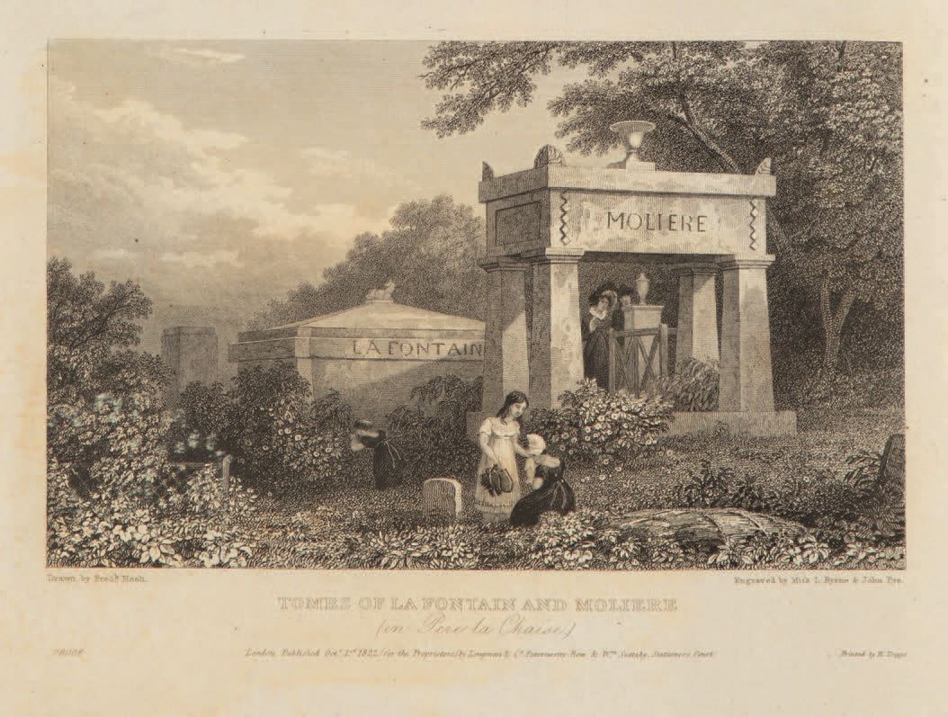 NASH (Frederick), John SCOTT et P. B. De LA BOISSIÈRE. 巴黎市及其周边地区的风景如画。伦敦，Longman&hellip;
