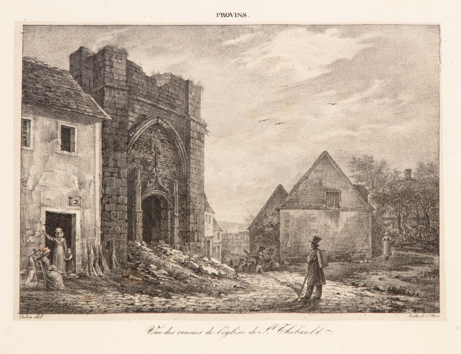 [DU SOMMERARD (Alexandre)]. Vues de Provins, dessinées et lithographiées, en 182&hellip;