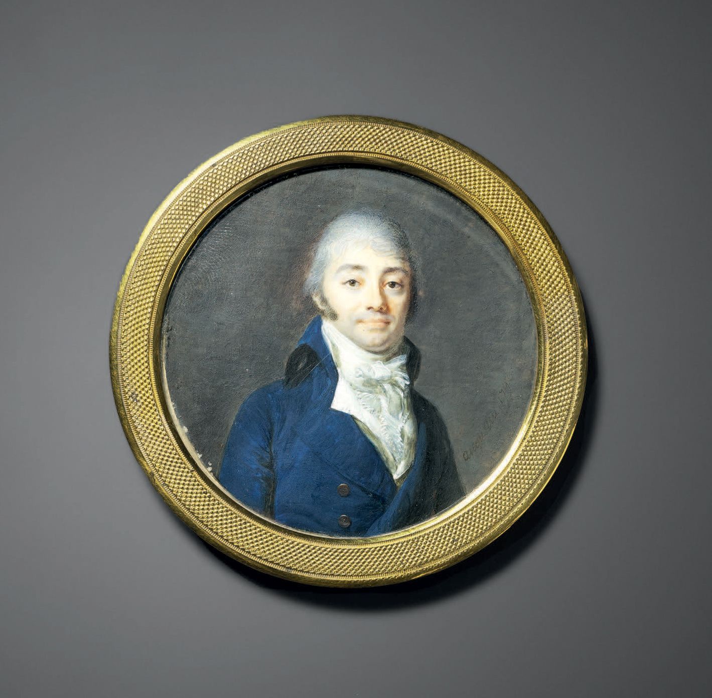 Jean-Baptiste-Jacques AUGUSTIN (1759-1832) Portrait d'homme au manteau bleu
Mini&hellip;