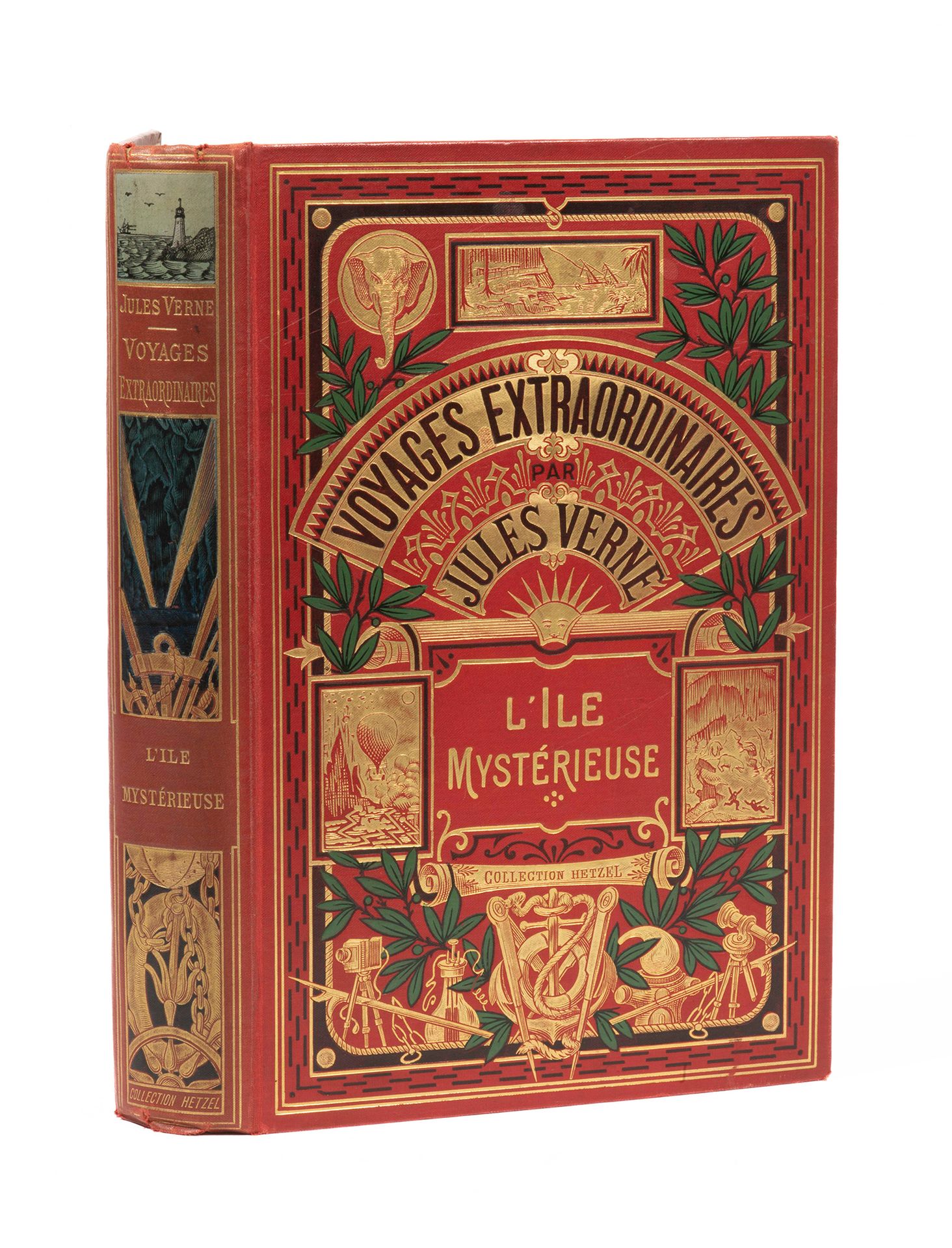 Null L'Île Mystérieuse par Jules Verne. Illustrations de Férat. Paris, Librairie&hellip;