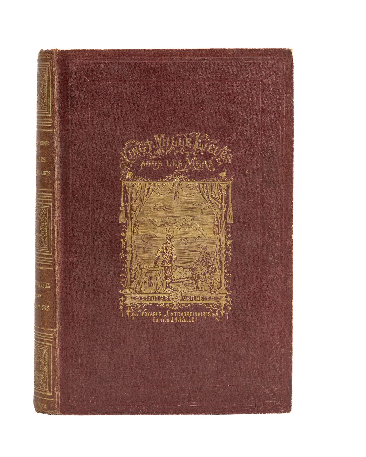 Null Ventimila leghe sotto i mari di Jules Verne. Illustrazioni di de Neuville e&hellip;