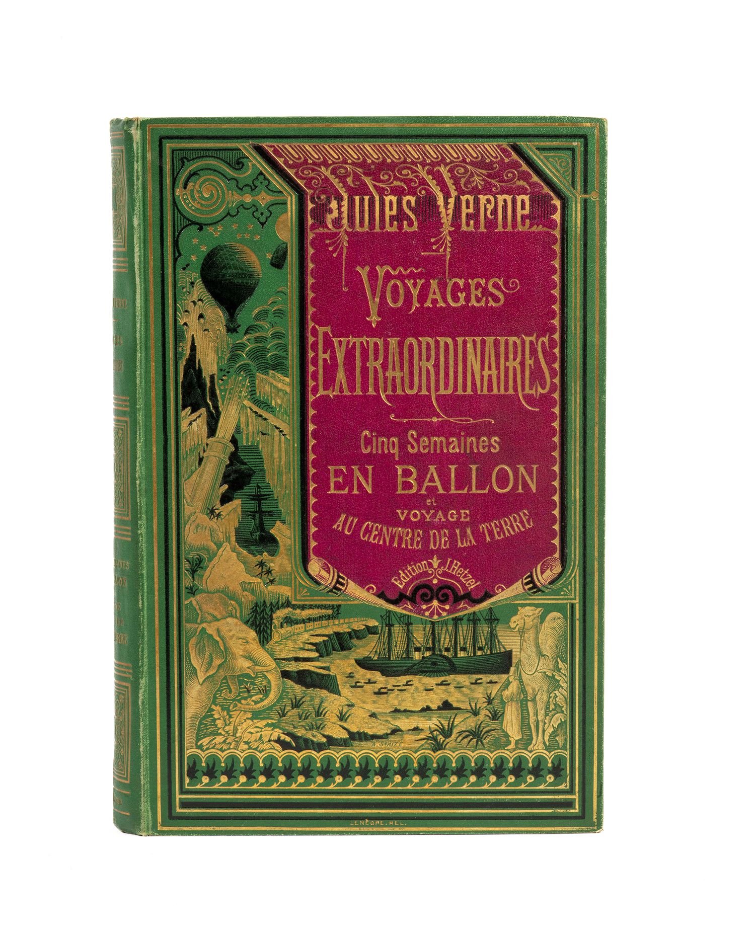 Null Cinq semaines en ballon / Voyage au centre de la Terre par Jules Verne. Ill&hellip;