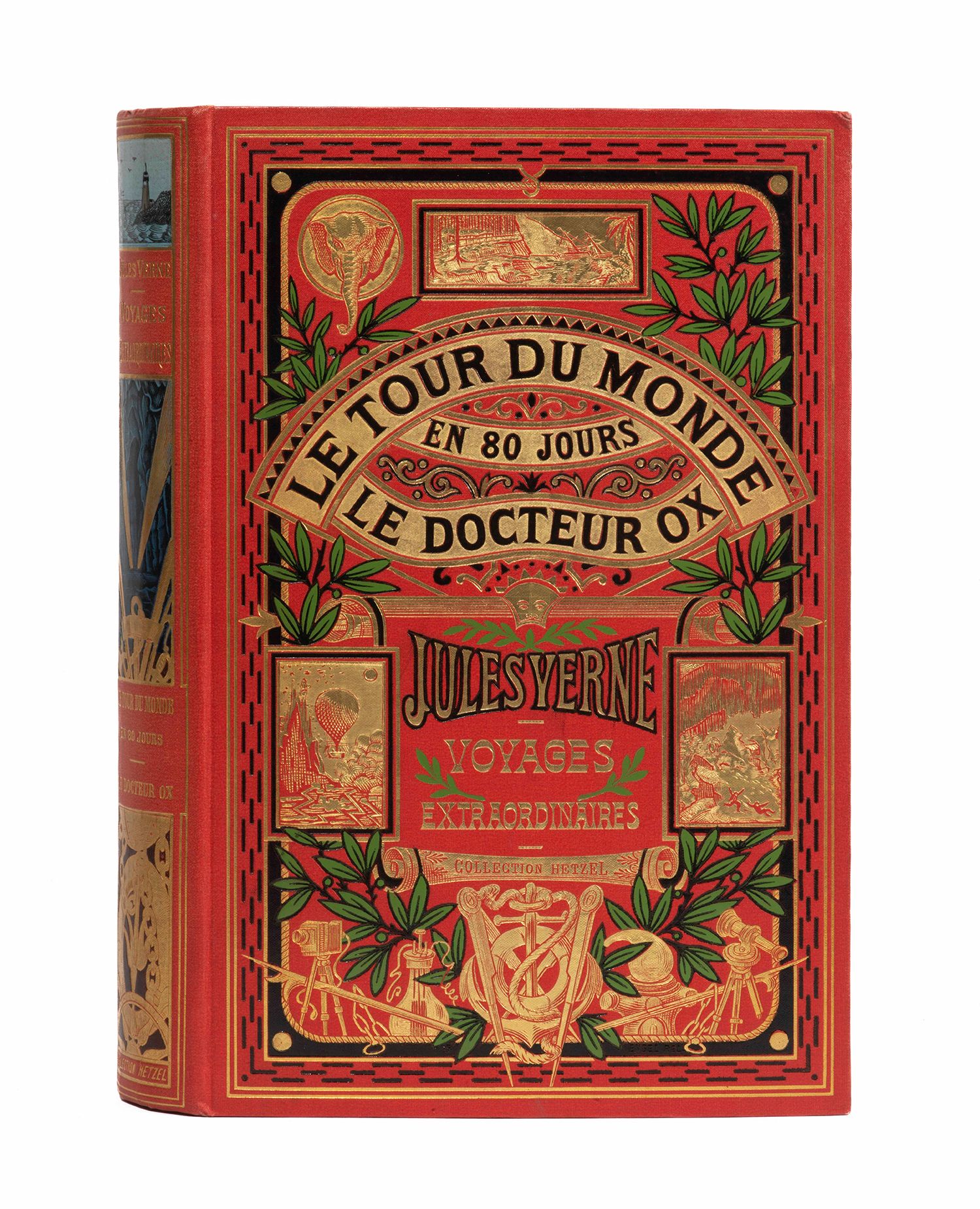 Null Il giro del mondo in 80 giorni / [Europa] Il dottor Bue di Jules Verne. Ill&hellip;