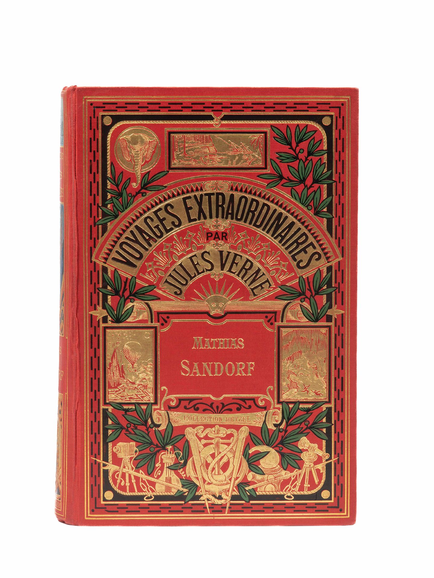 Null Mathias Sandorf par Jules Verne. Illustrations de Férat. Paris, Librairie H&hellip;