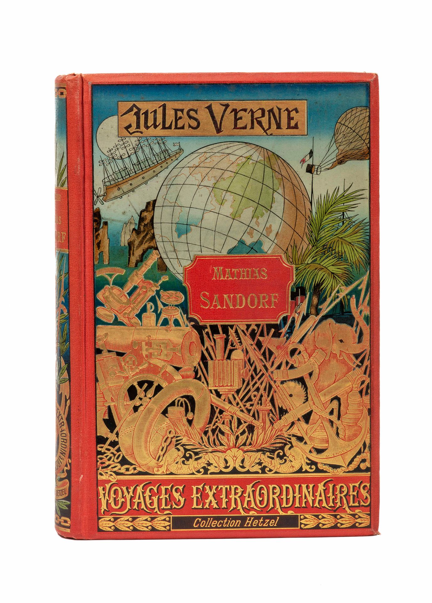 Null Mathias Sandorf di Jules Verne. Illustrazioni di Férat. Paris, Bibliothèque&hellip;
