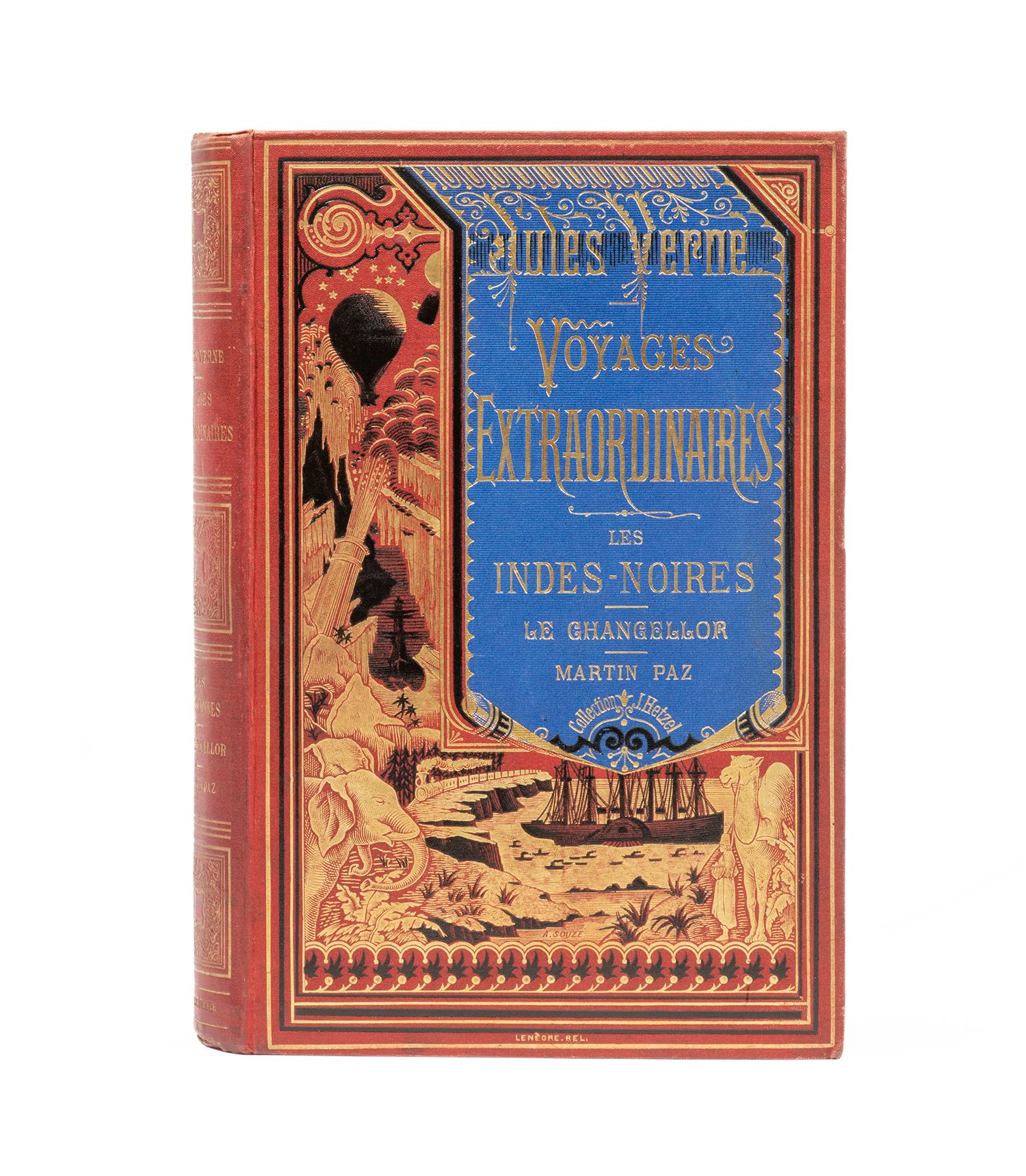 Null Les Indes-Noires / Le Chancellor / Martin Paz von Jules Verne.. Illustratio&hellip;