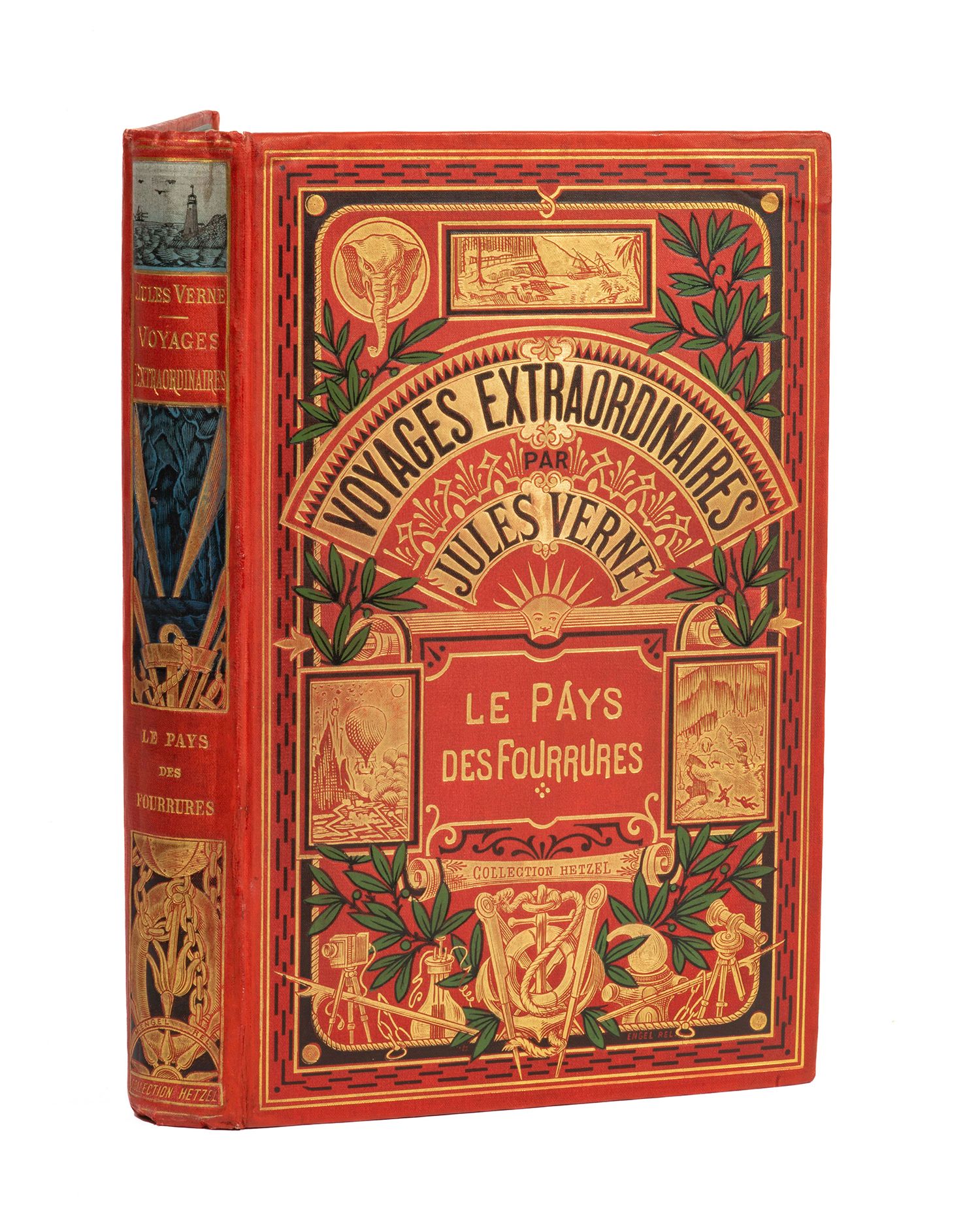 Null Le Pays des Fourrures di Jules Verne. Illustrazioni di Férat e Beaurepaire.&hellip;