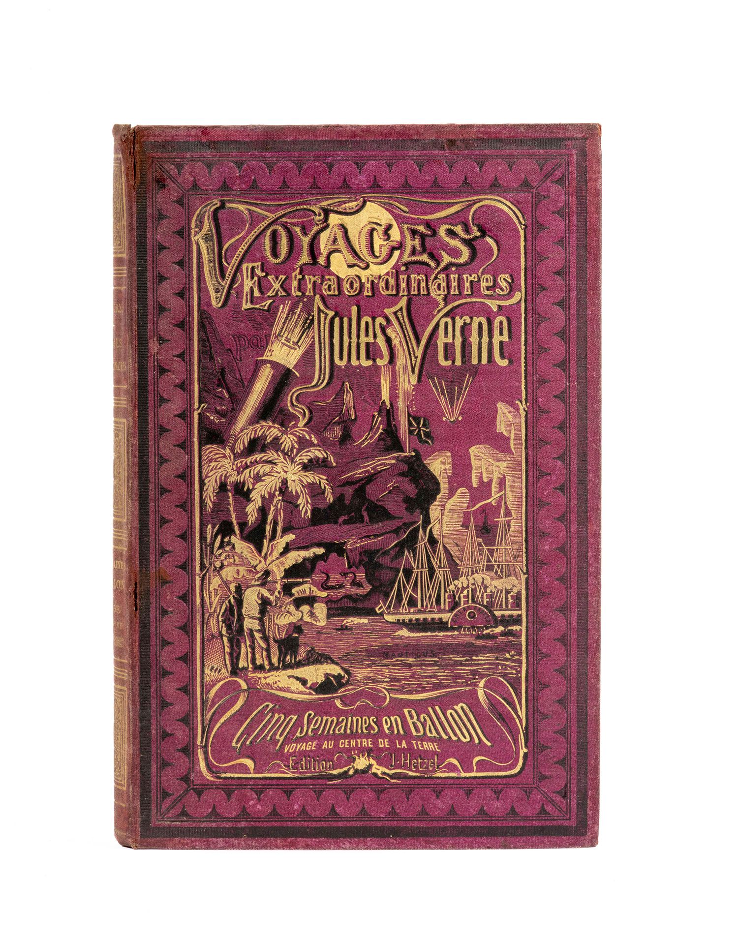 Null Cinq semaines en ballon / Voyage au centre de la Terre par Jules Verne. Ill&hellip;