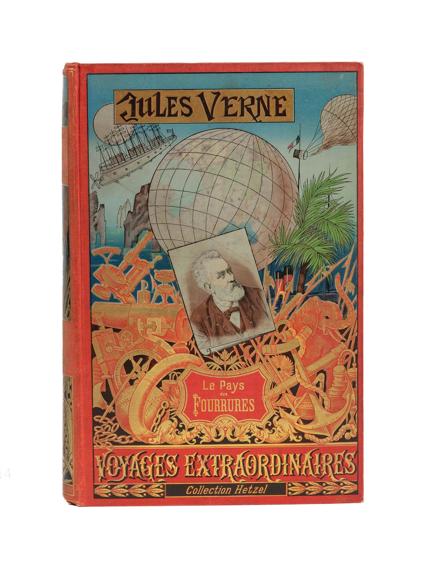 Null 儒勒-凡尔纳的《四海之内》（Le Pays des Fourrures）。菲拉特和博尔帕尔的插图。巴黎，Bibliothèque d'Éducatio&hellip;