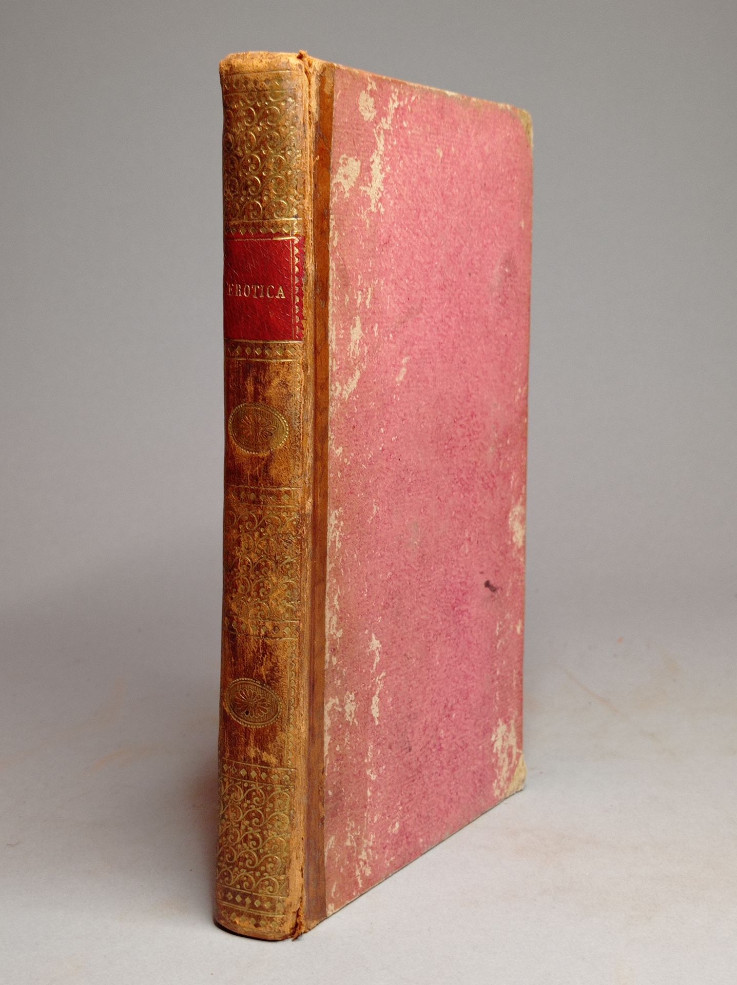 Null CURIOSA.- 米拉博（伯爵）】。］Errotika biblion。罗马，来自梵蒂冈印刷局，1783年。8开本，半棕褐色basane，小牛皮纸角&hellip;