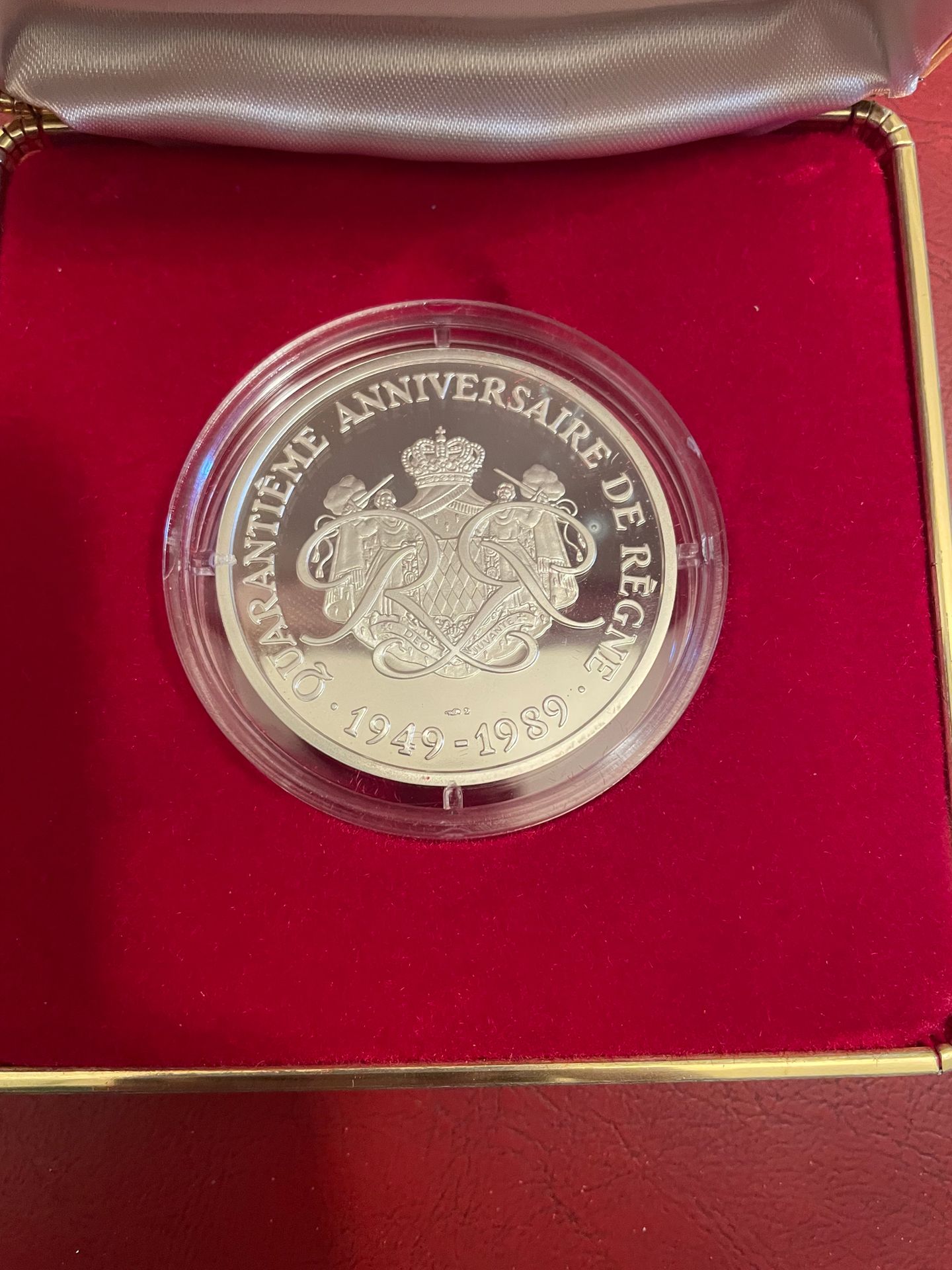 Null Moneda de plata de 100 francos en cápsula
Conmemoración del 40 aniversario &hellip;