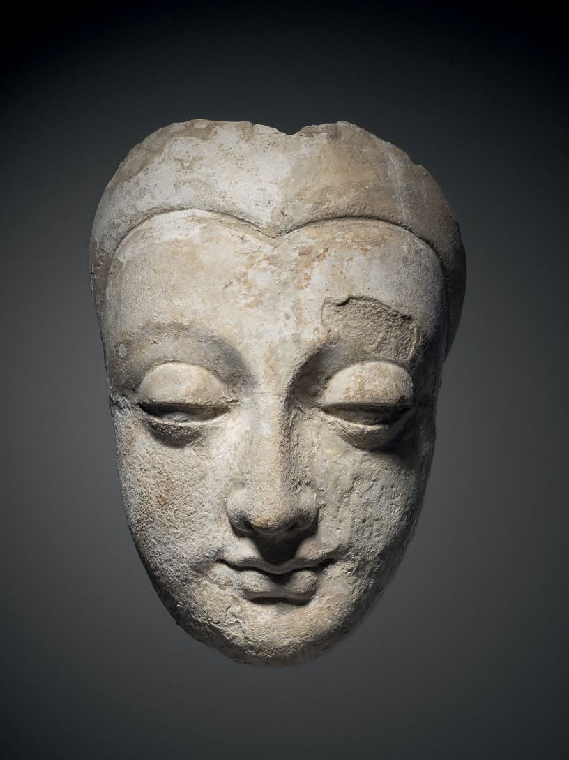 Null Masque de Bouddha, ancienne région du Gandhara, Pakistan, vers le IIIe sièc&hellip;