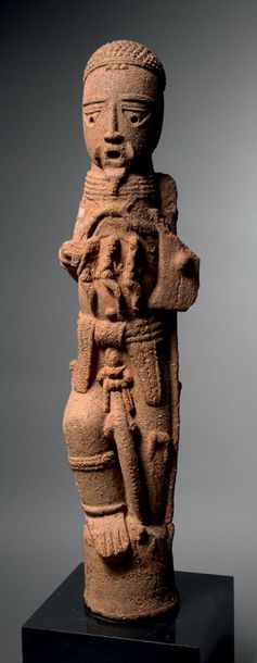 Null Figure de guerrier Nok, Nigeria
Époque présumée: Ier - IIe siècles après J.&hellip;