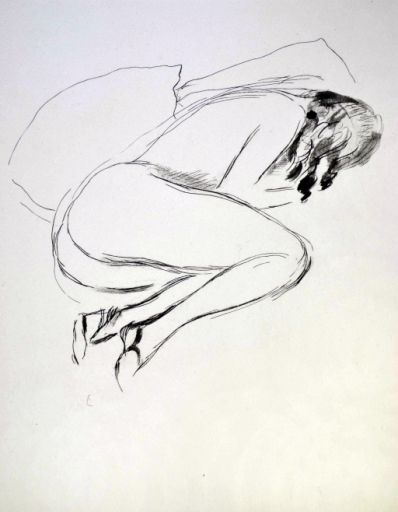 TOUCHAGUES Louis (1893 - 1974) Gravure"NU ALLONGE",Tiré sur pur chiffon de LANA,&hellip;