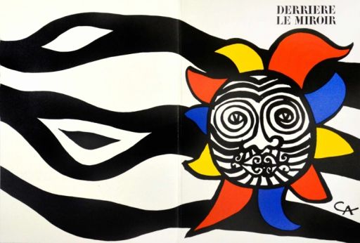 CALDER Alexander (D'après) (1898-1976) Lithographie"SOLEIL",Couverture de Derriè&hellip;