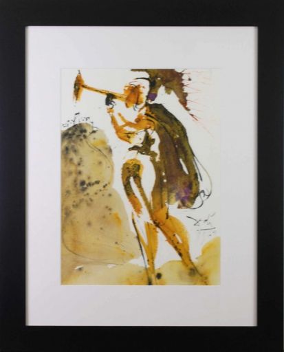 DALI Salvador ( d’après) (1904 - 1989) Lithographie"CHANT 3/53",Signée et datée &hellip;