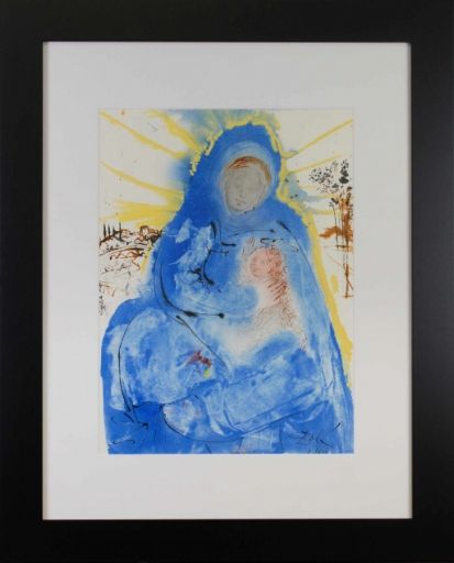 DALI Salvador ( d’après) (1904 - 1989) Lithography "CHANT", Signed and dated 196&hellip;