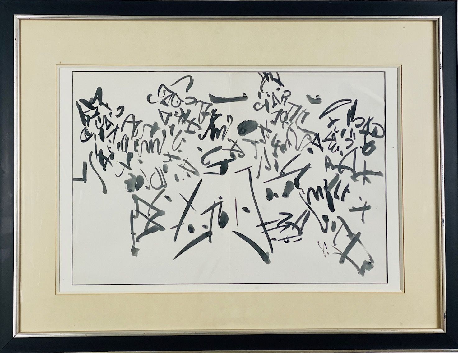 GEN PAUL (1895 - 1975) Disegno "LES JOUEURS DE CARTES",Timbrato con il monogramm&hellip;