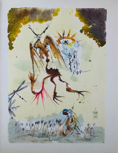 DALI Salvador ( d’après) (1904 - 1989) Lithographie"SANS TITRE",Lithographie en &hellip;