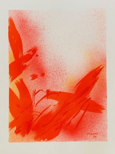 BAZAINE Jean (1904 - 2001) Lithographie"COMPOSITION",Signée et datée dans la pla&hellip;