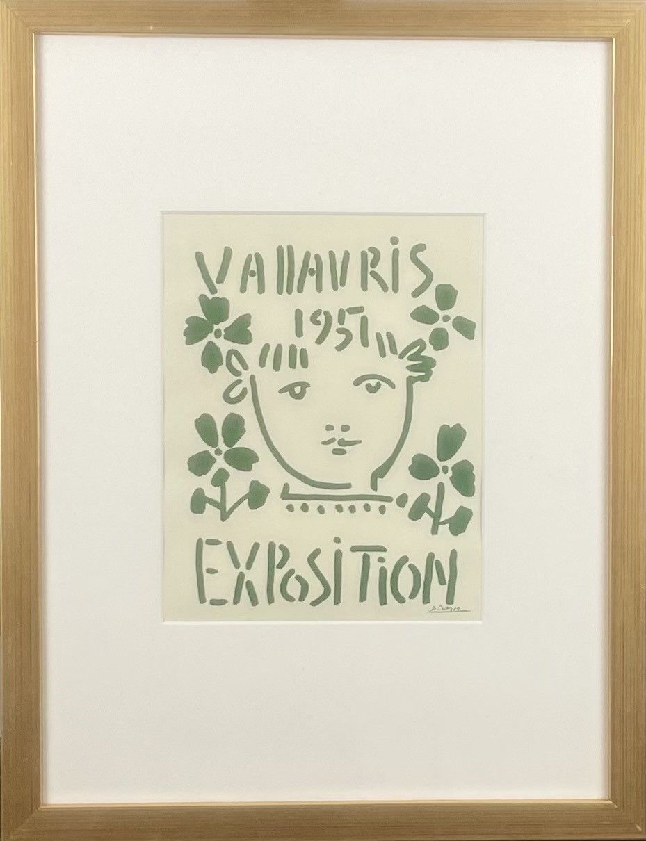 PICASSO Pablo (d'aprés) (1881 - 1973) Lithographie"EXPOSITION VALLAURIS 1951",Ed&hellip;