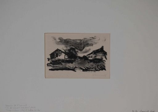 VLAMINCK Maurice (d'après) (1876 - 1958) Lithographie"ON NE SAURAIT TOUT DIRE",S&hellip;