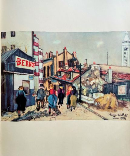 UTRILLO Maurice (1883 - 1955) Lithography "BERNOT "Signed & dated in the plate. &hellip;