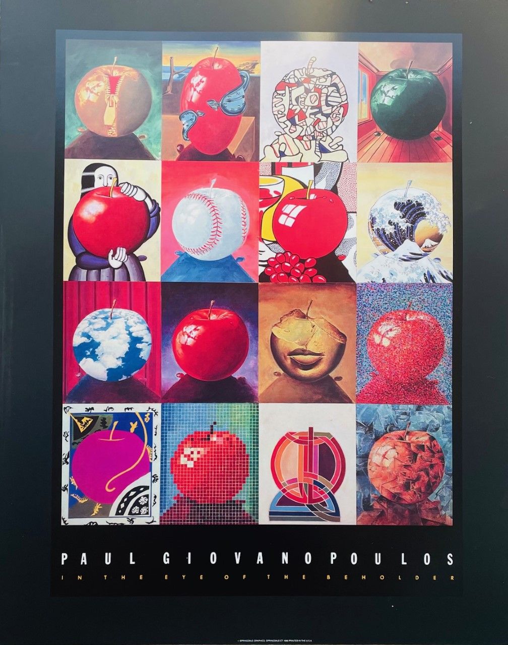 Paul GIOVANOPOULOS Estampe"COMPOSITION"Editée en 1986.. Format :76x61cm.Nous pou&hellip;